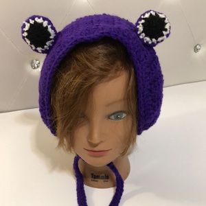 Unisex Frog Warmer Ear Headband  Hairband Headdress Handmade crochet
